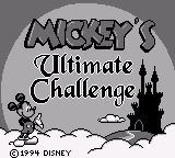 Mickey's Ultimate Challenge (USA, Europe)